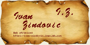 Ivan Zindović vizit kartica